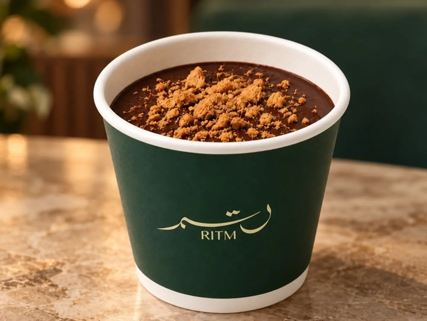بودينغ الشوكولاتة الداكنة