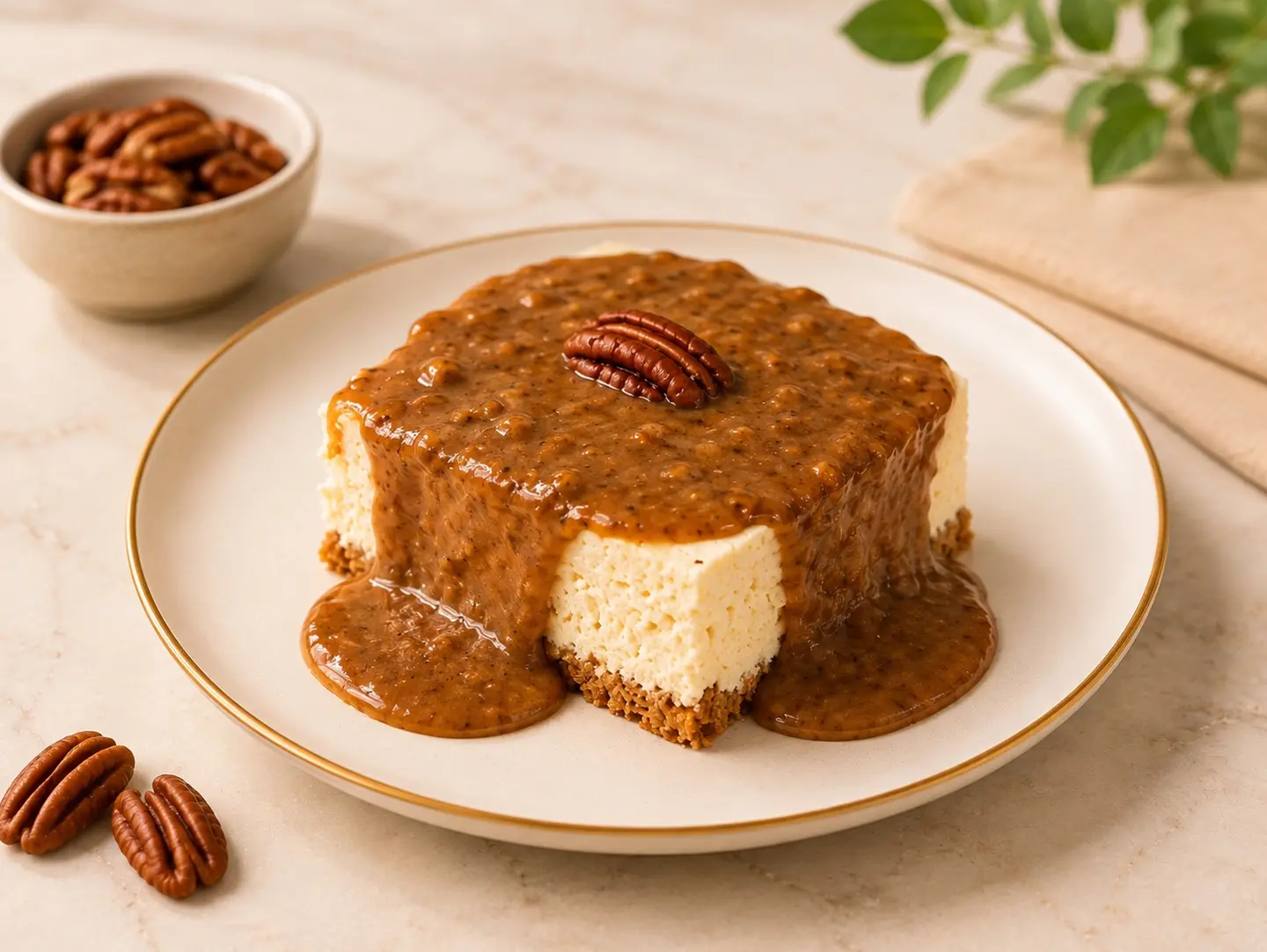 Pecan Cheesecake