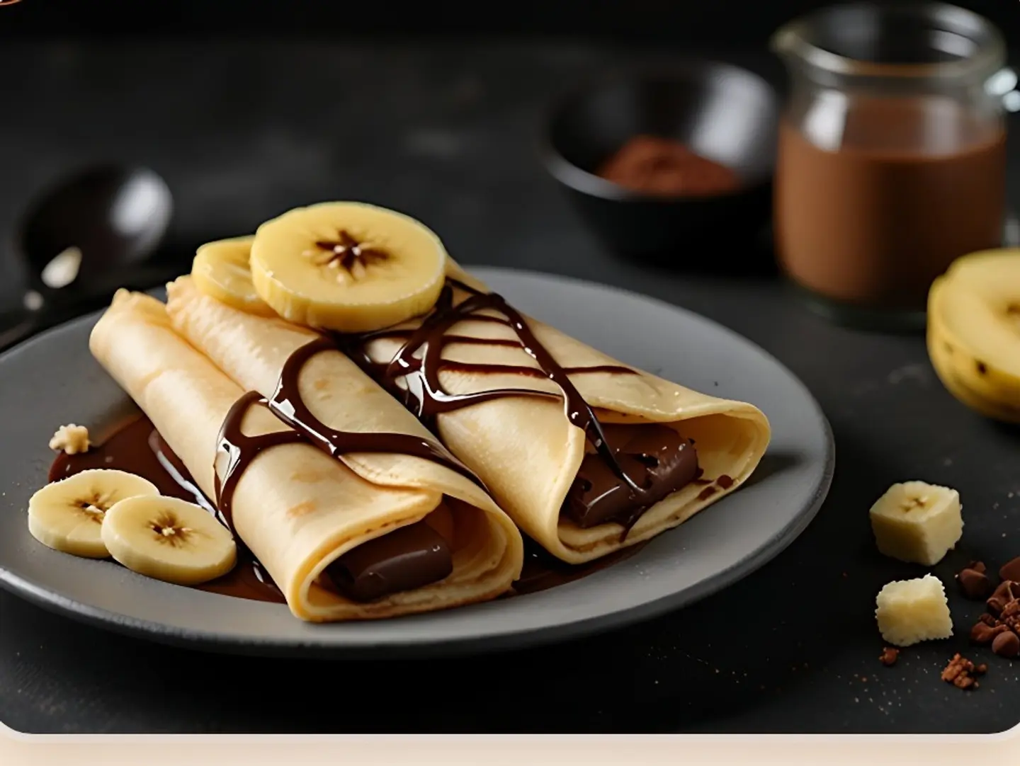 Nutella Banana Crepe