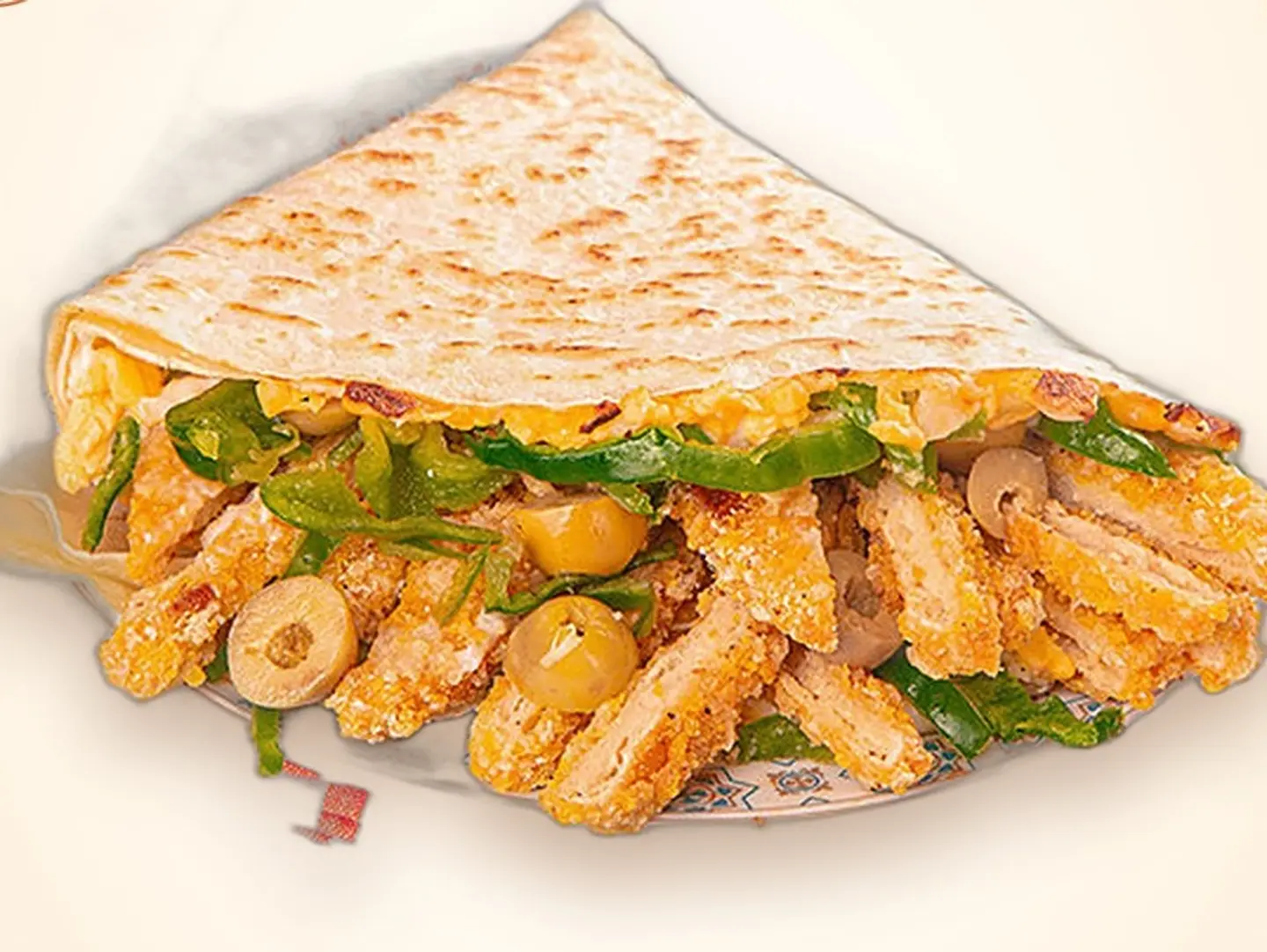 Chicken & Mushroom Crepe