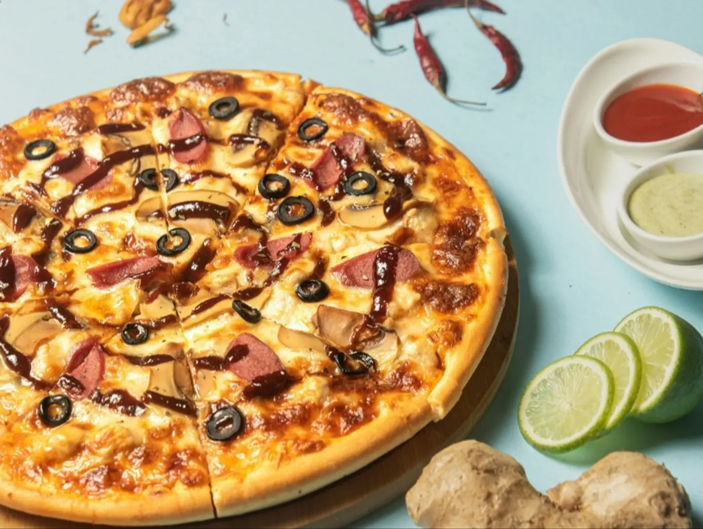 Chicken Ranch & Bbq Pizza - Medium