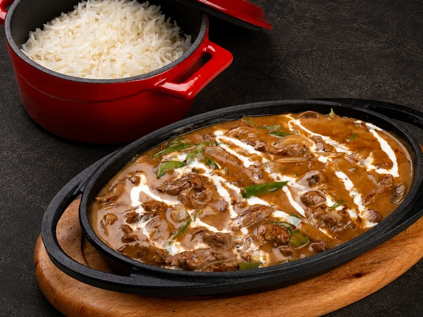 Stroganoff Steak Rice