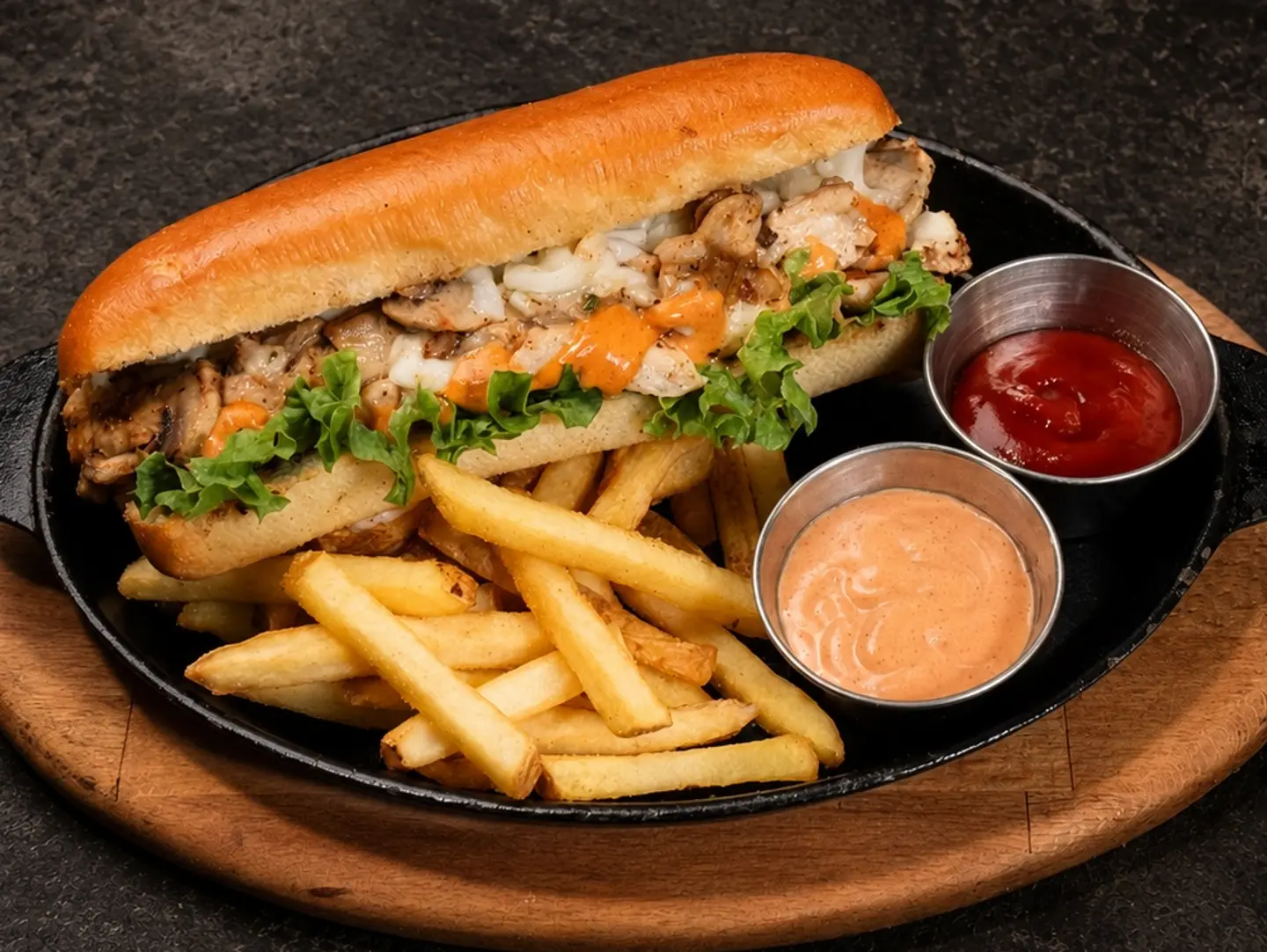 Alfredo Chicken Sub