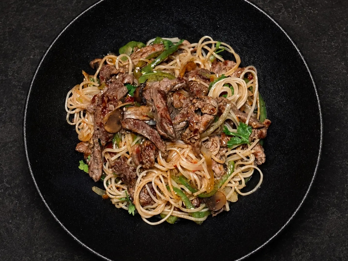 Mongolian Steak Noodles