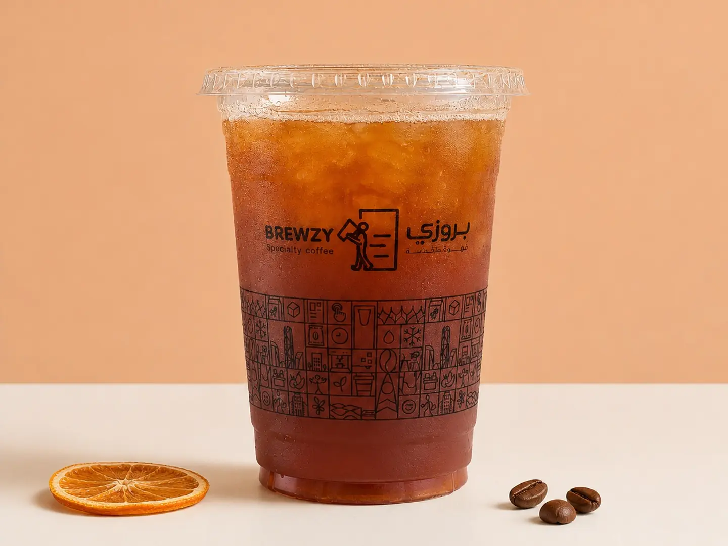 Cold Orange Americano
