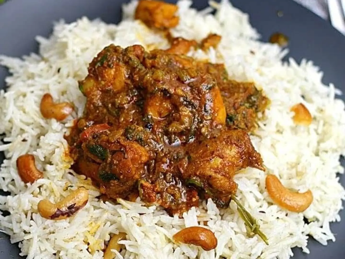 Ghee Rice Chicken Curry