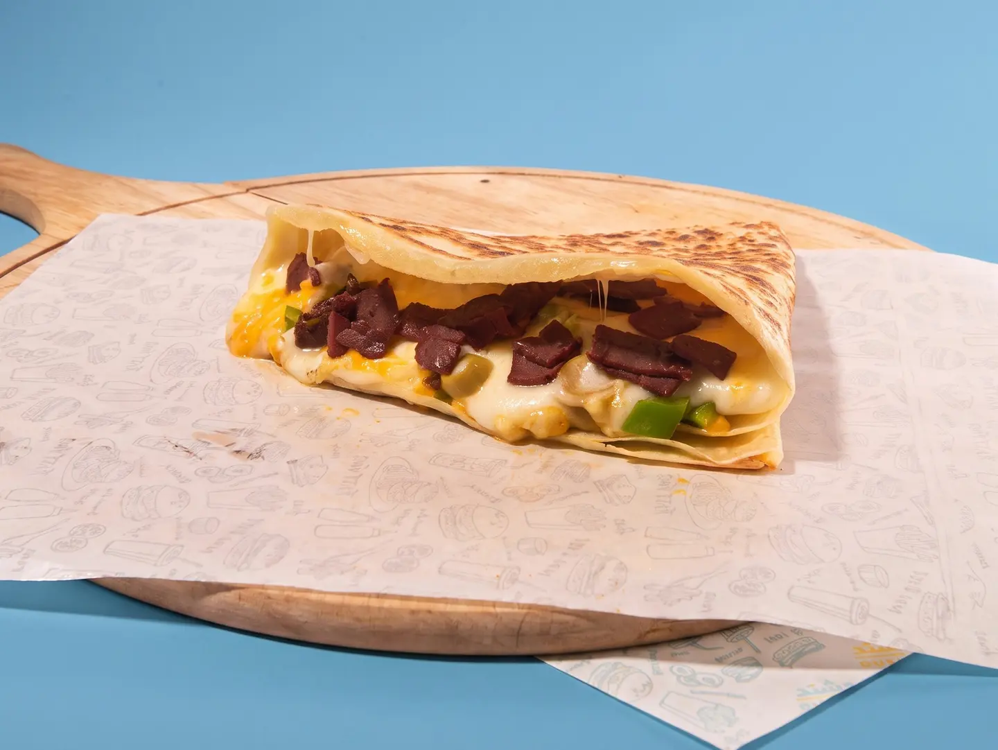 Cheese And Pastrami Crepe Mix