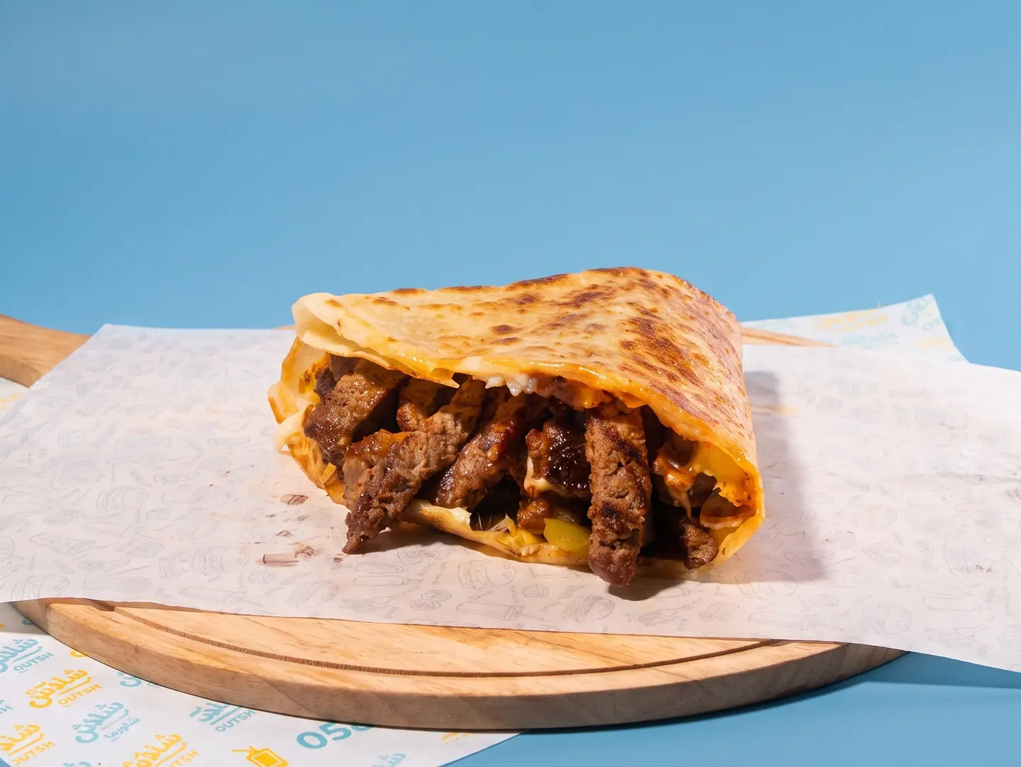 Cheeseburger Crepe - Cono