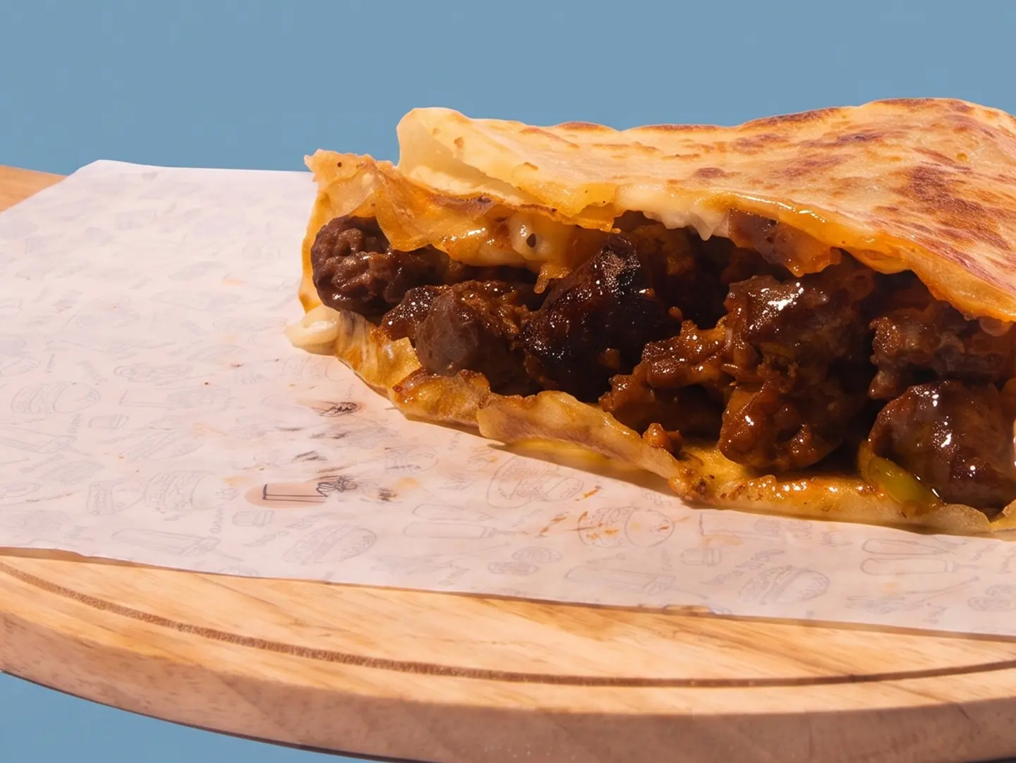 Sausage Crepe - Cono