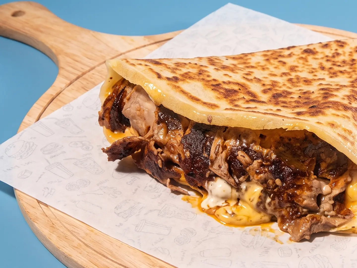Beef Shawarma Crepe - Cono