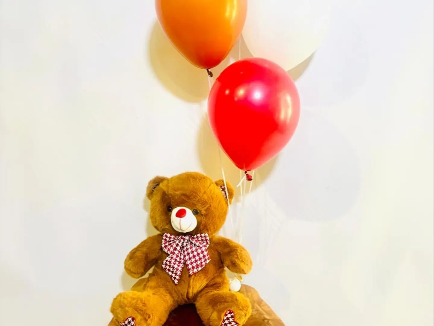 Brown Bear With Balloons