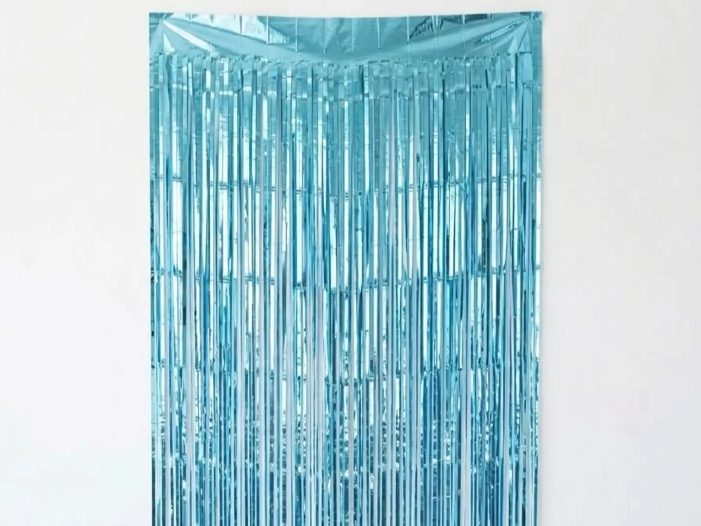 Sky Blue Party Curtain