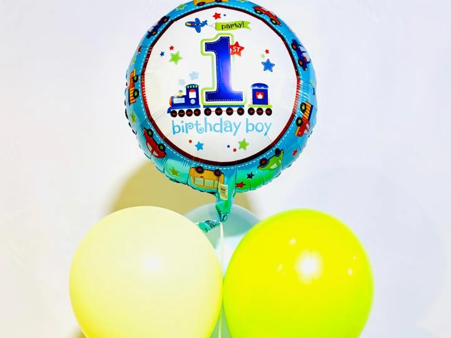 First Birthday Bouquet Balloon (Blue)