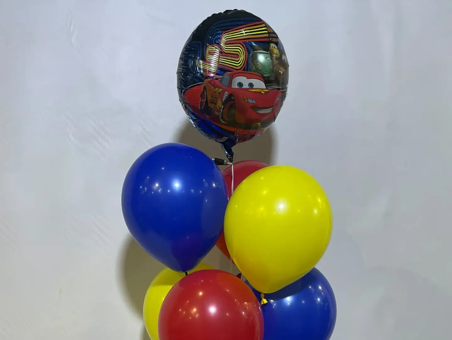 Mc Queen Car Balloons Bouquet