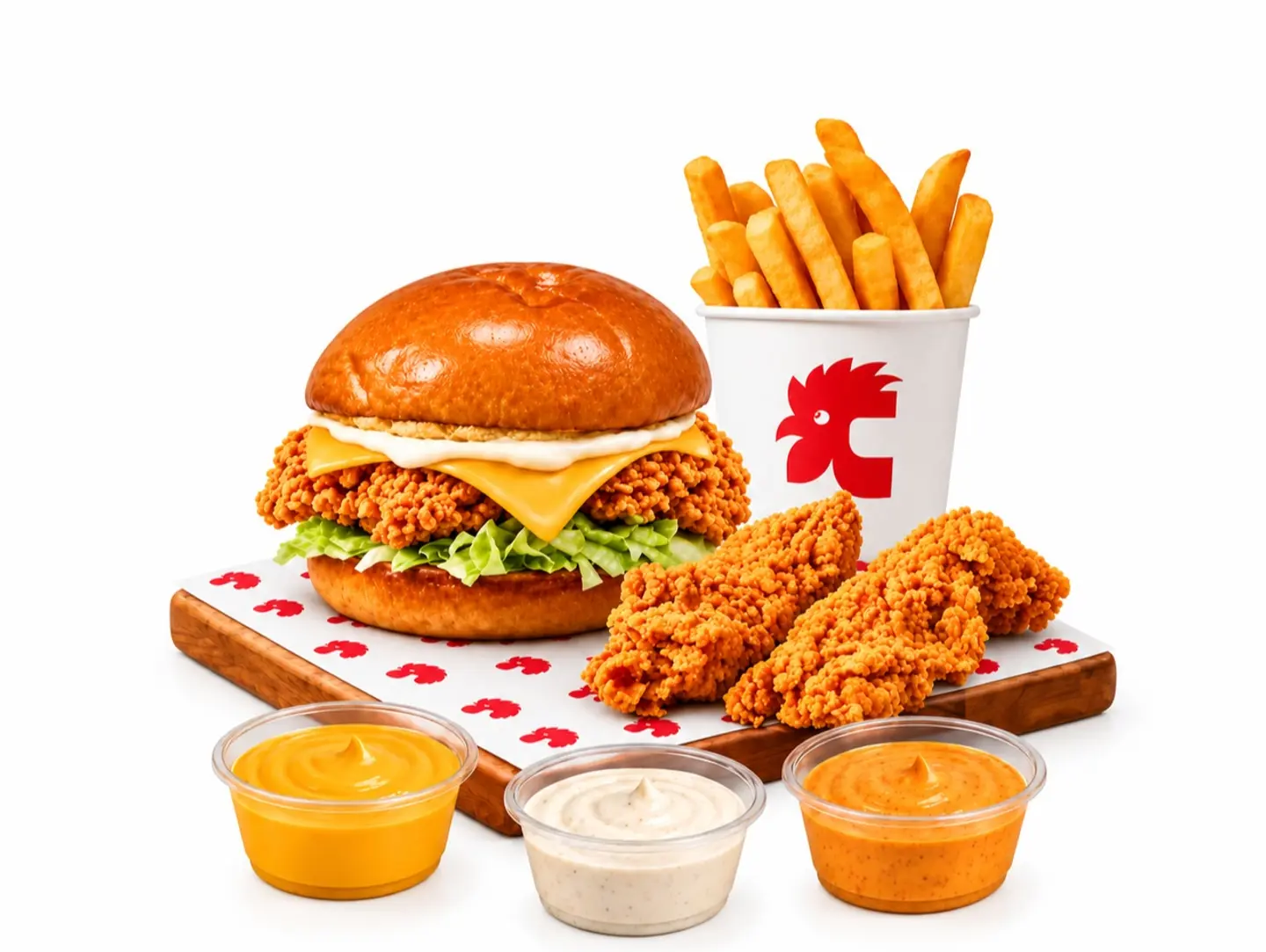 Chicken Burger + Boneless Chicken