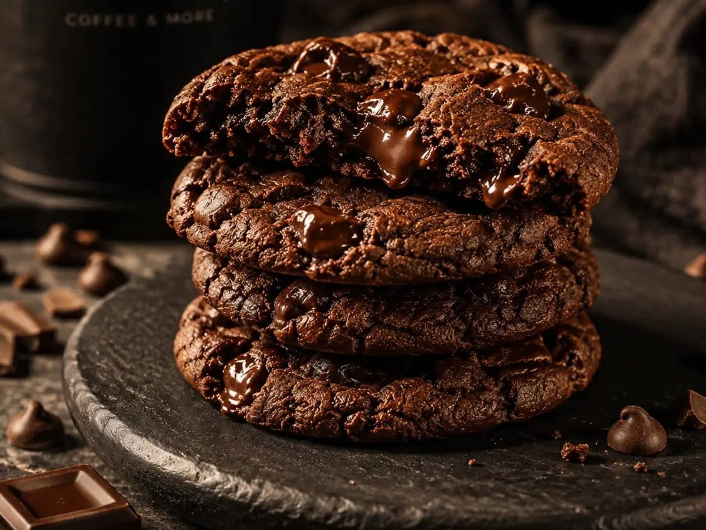 Double Chocolate Cookies