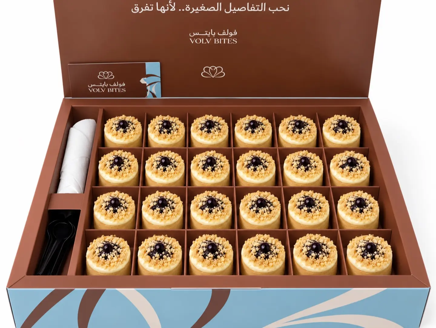 Blueberry Cheesecake 24 Pieces