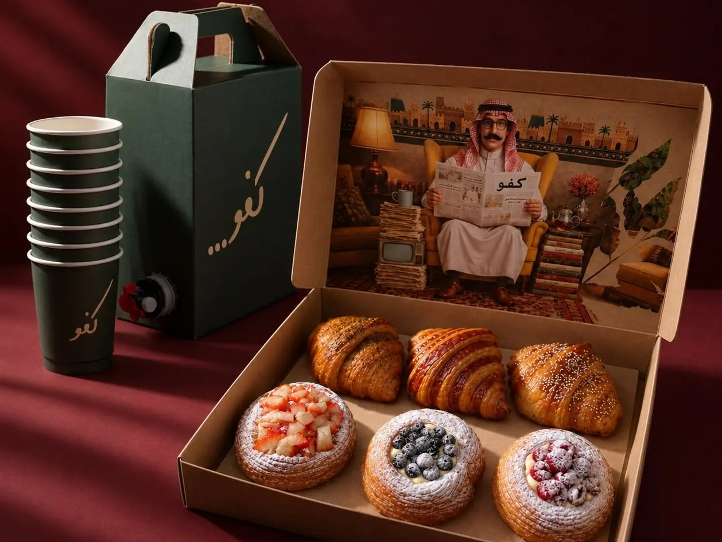 Bakery Box With Arabic Coffee Box
