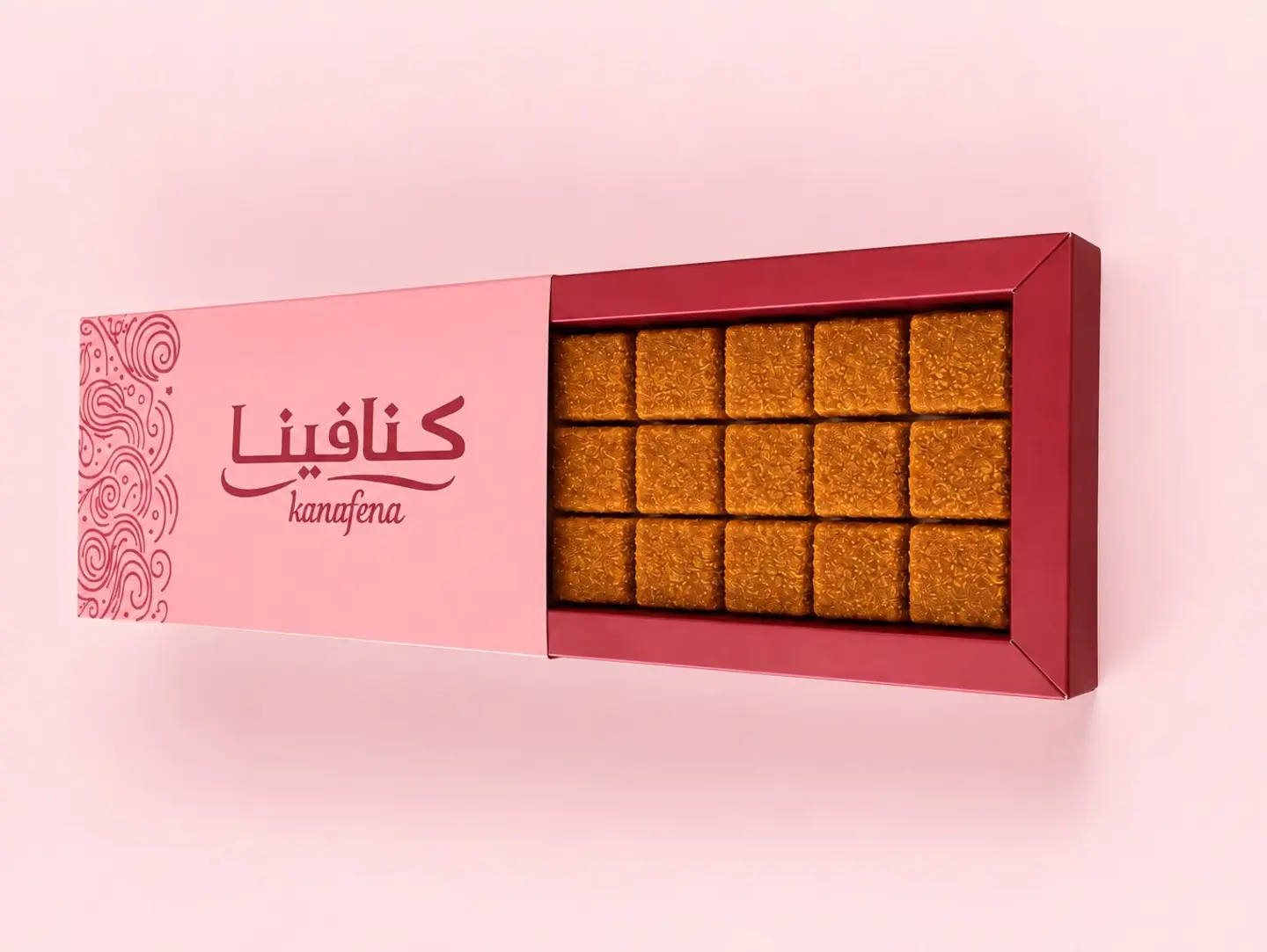 Small Box Of Kunafa Mahmouse Milk
