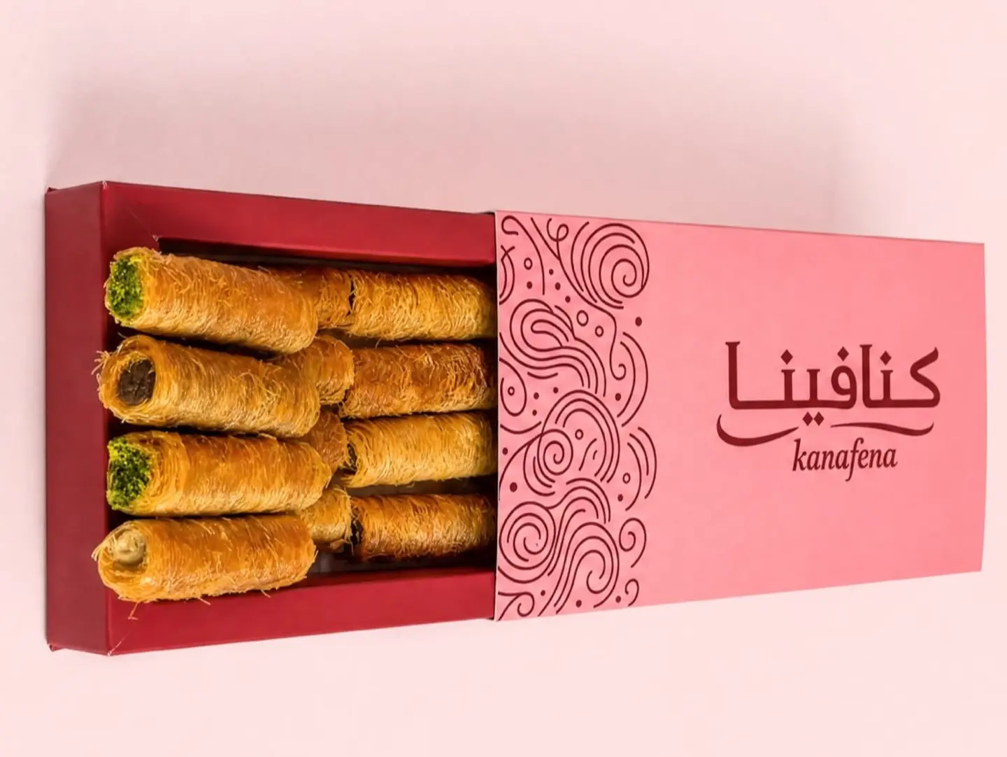 Box Of Large Kinder Kunafa Fingers