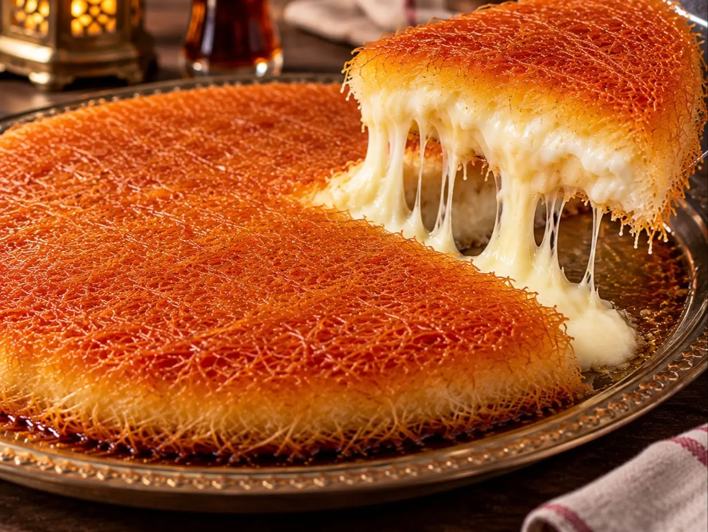 Kunafah With Cheese And Cream - Small