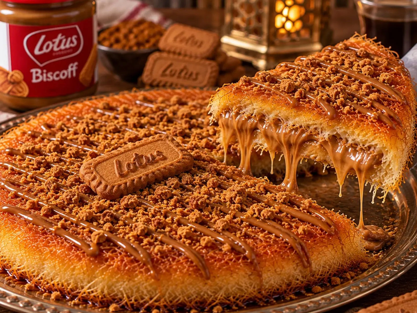Kunafah With Lotus - Small