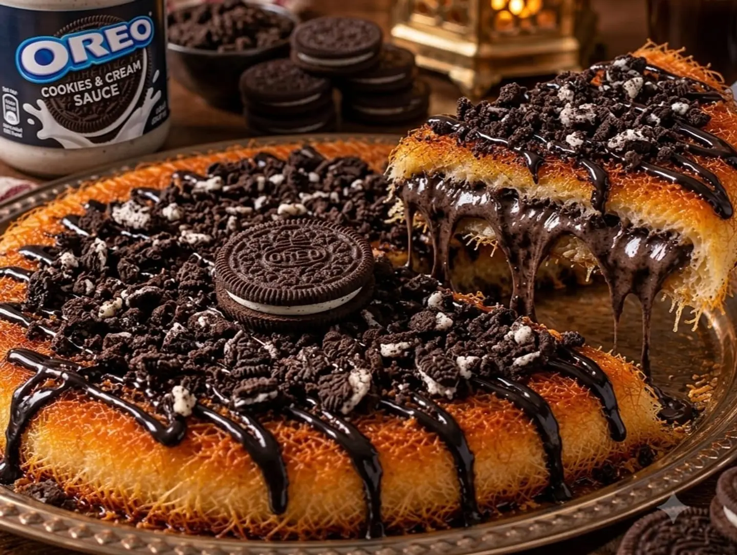 Kunafah With Oreo Sauce - Small