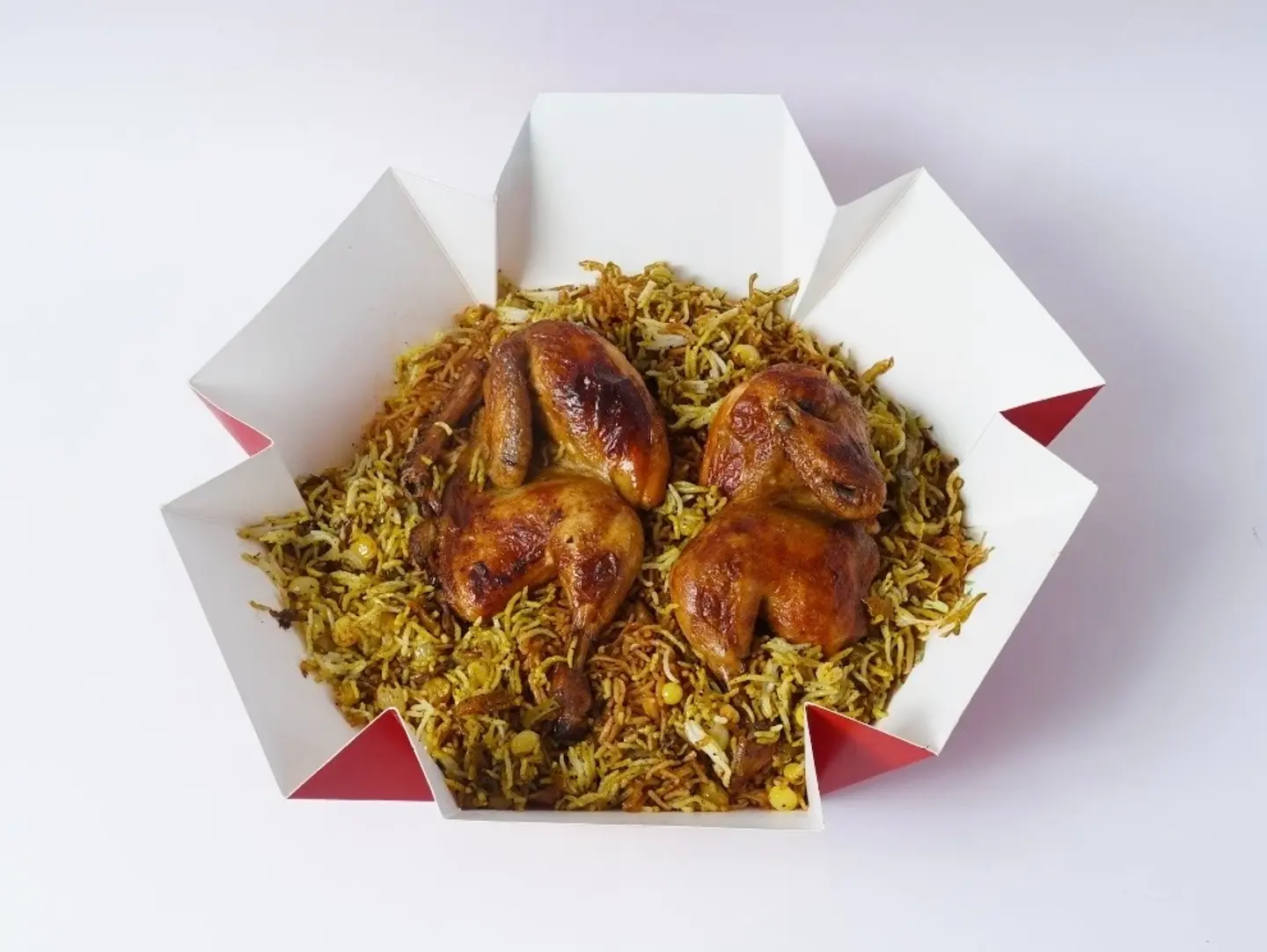 Salma's Red Kabsa With Stuffing, Quater Portion