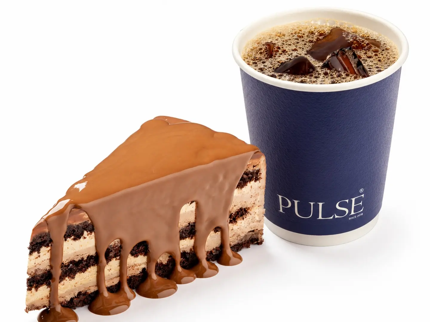Choco Waves Cake With Pour V60