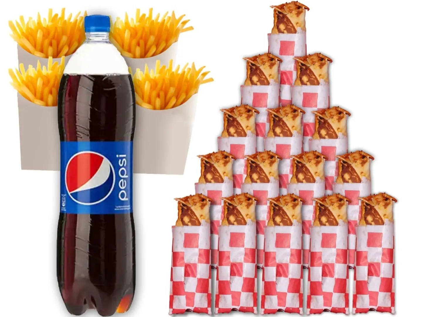 15 Shawarmas