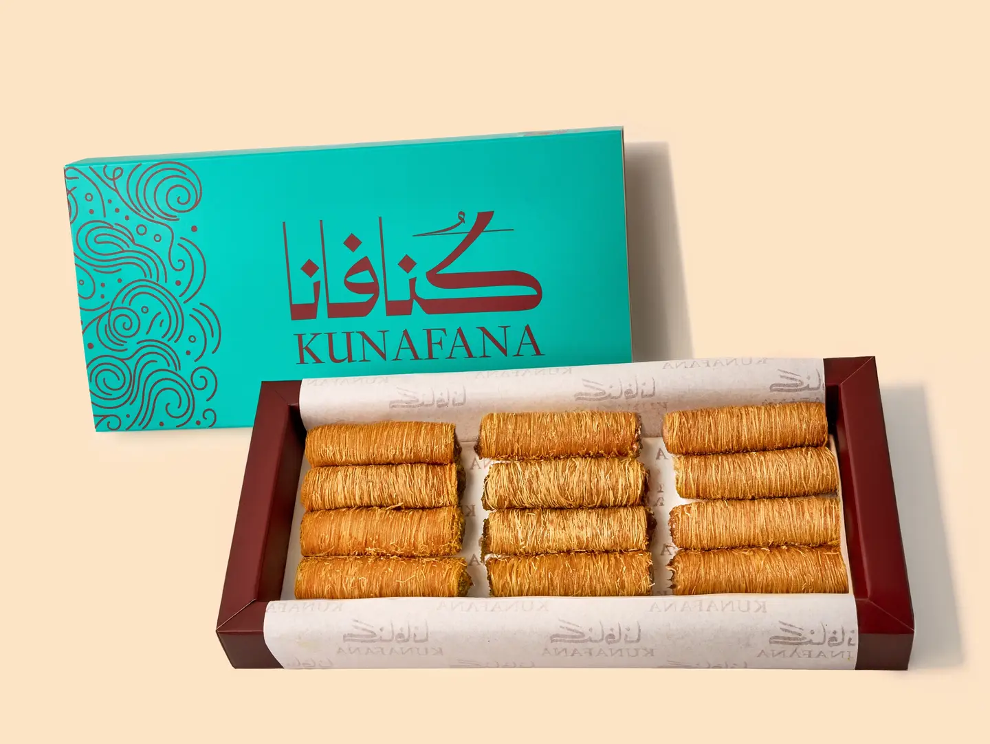 Small Kunafah Fingers Box With Kinder