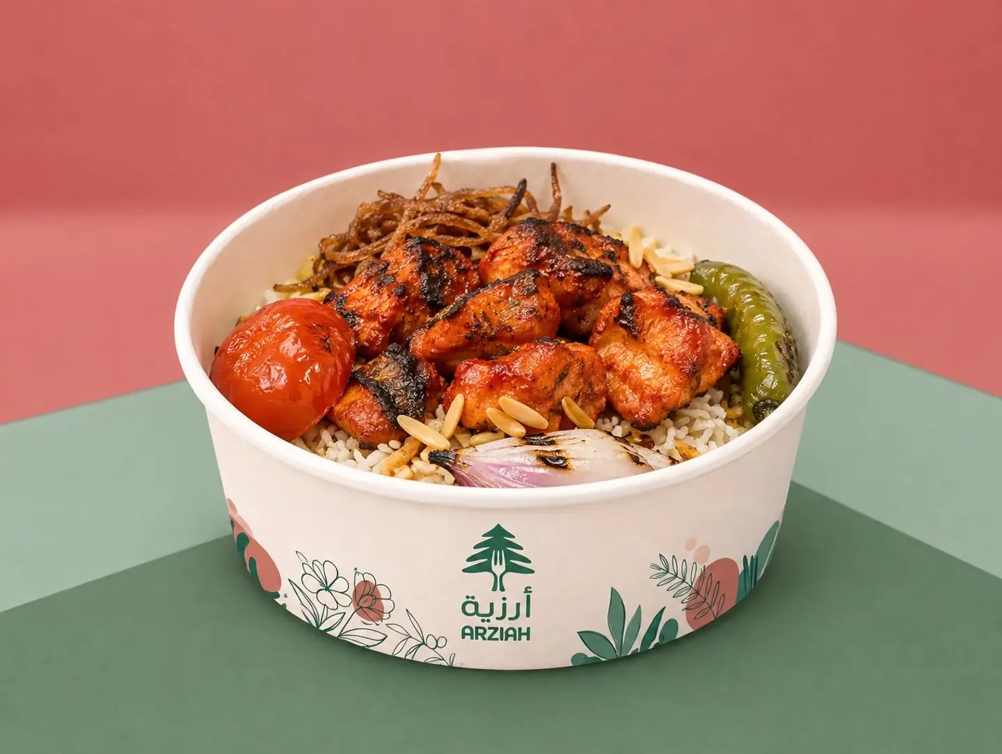 دجاج تندوري مشوي مع رز بالزعفران