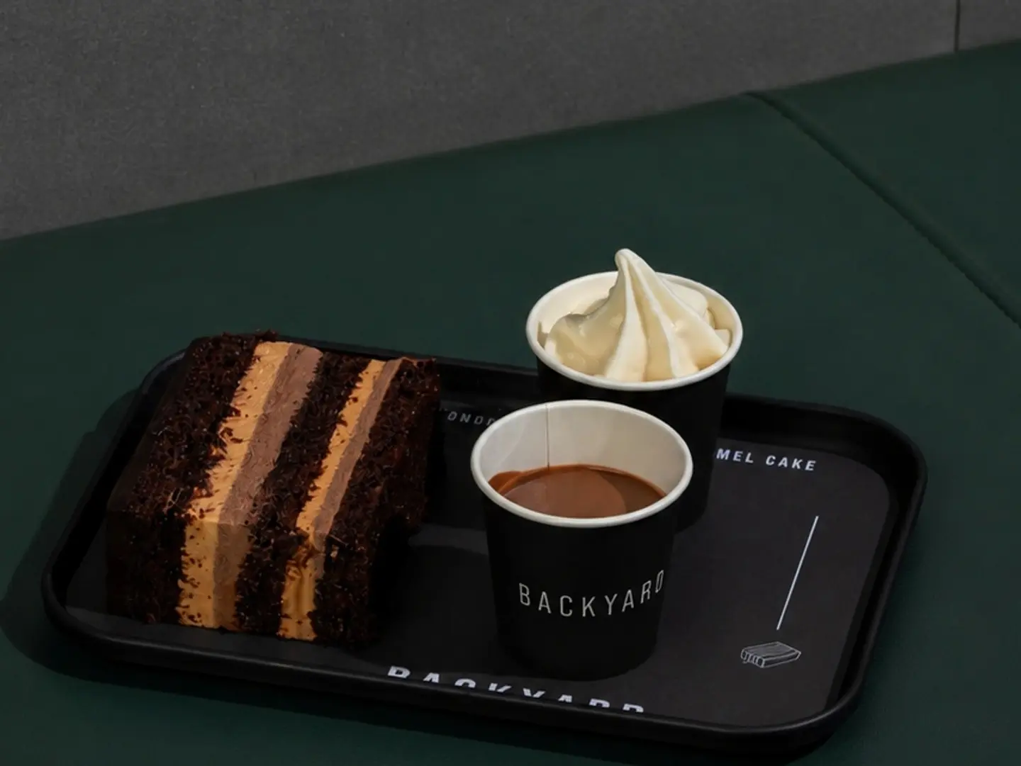 London Chocolate & Caramel Cake