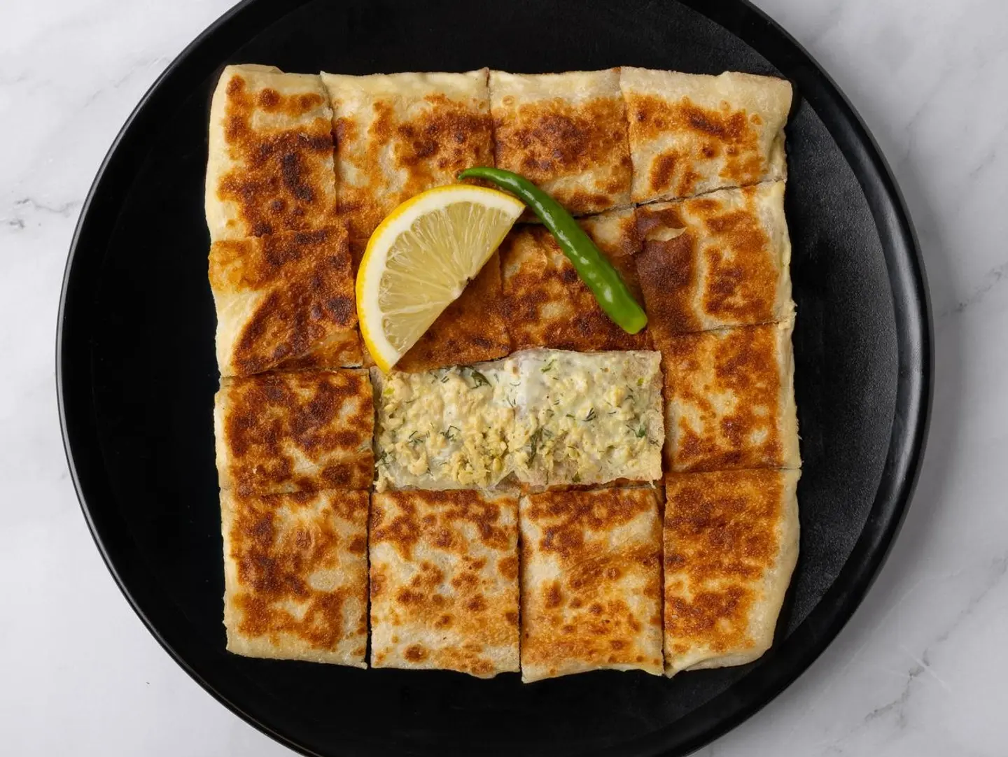 Chicken And Cheese Mutabbaq