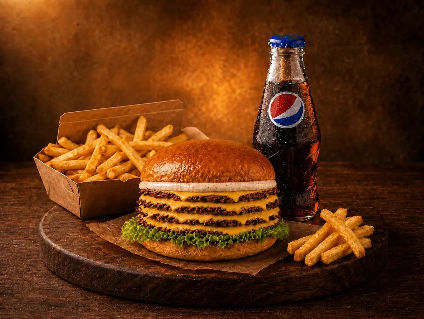 Nomad Quad Truffle Smash Burger
