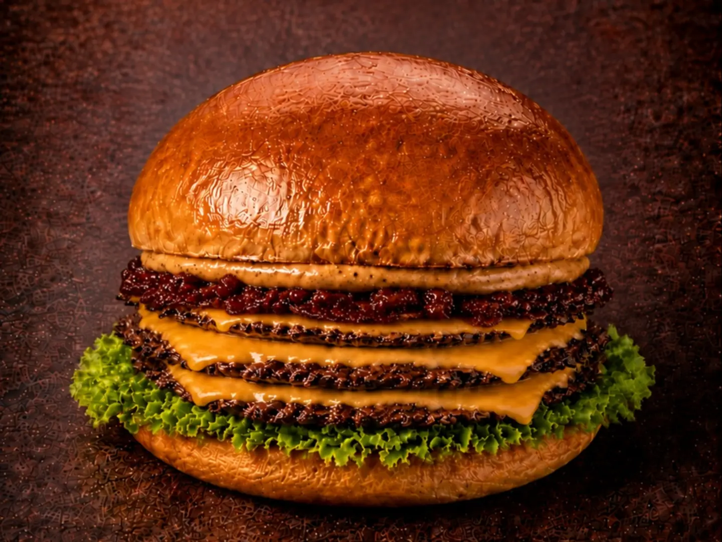 Nomad Bacons Quad Smash Burger