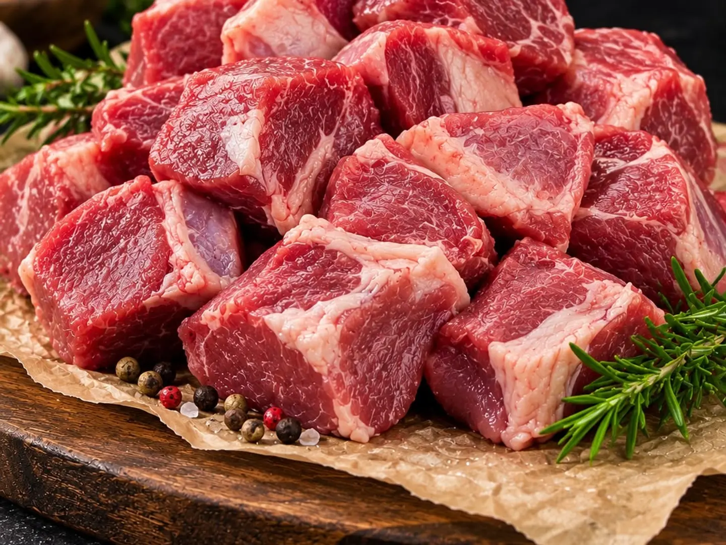 موزات غنم مقطعة مع دون عضم كيلو