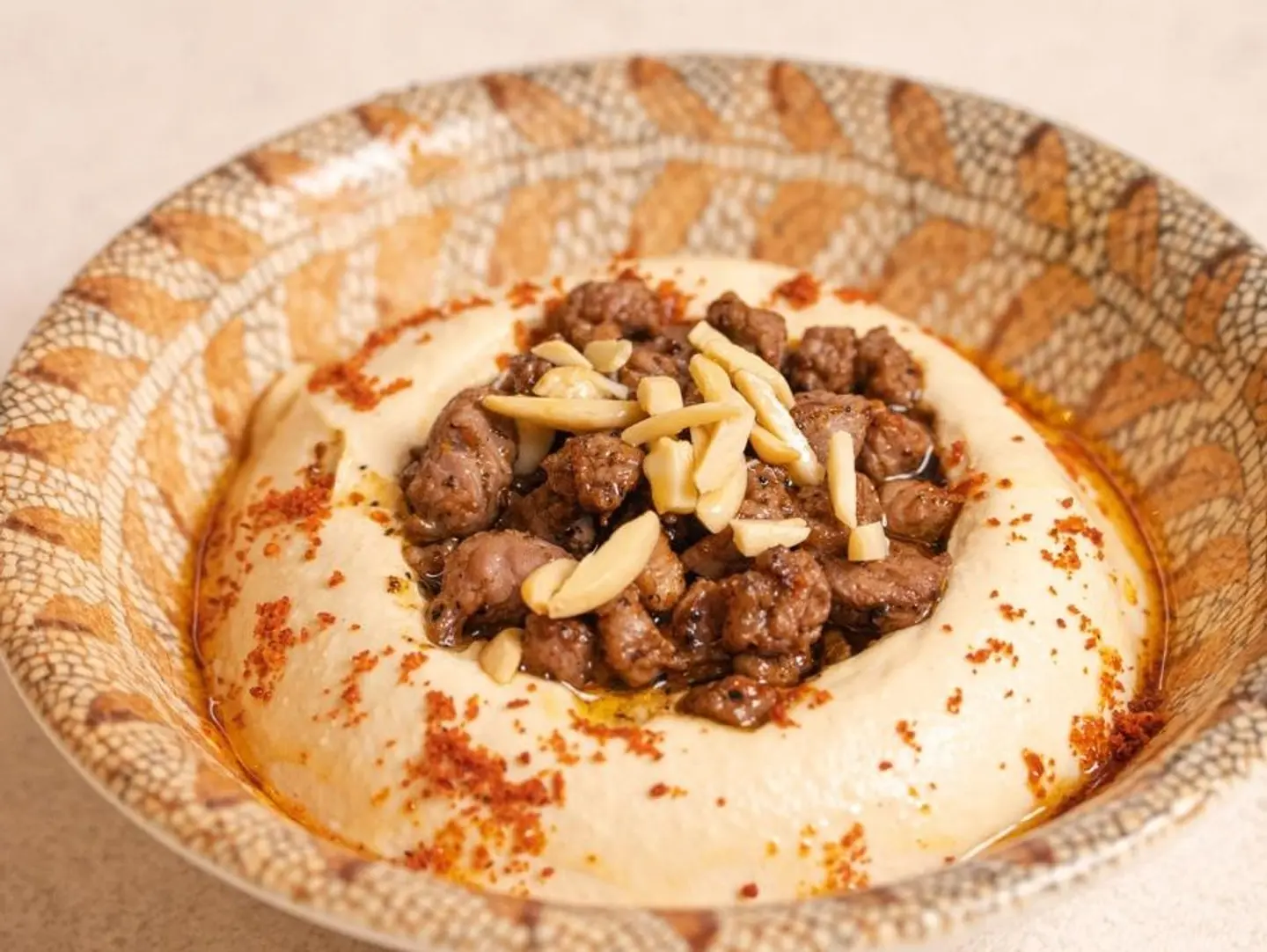 Hummus With Meat