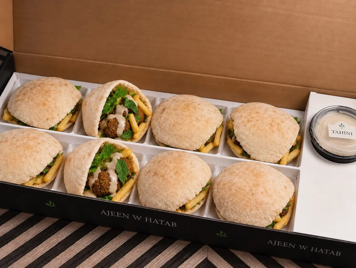 Box 8 Pices Falafel