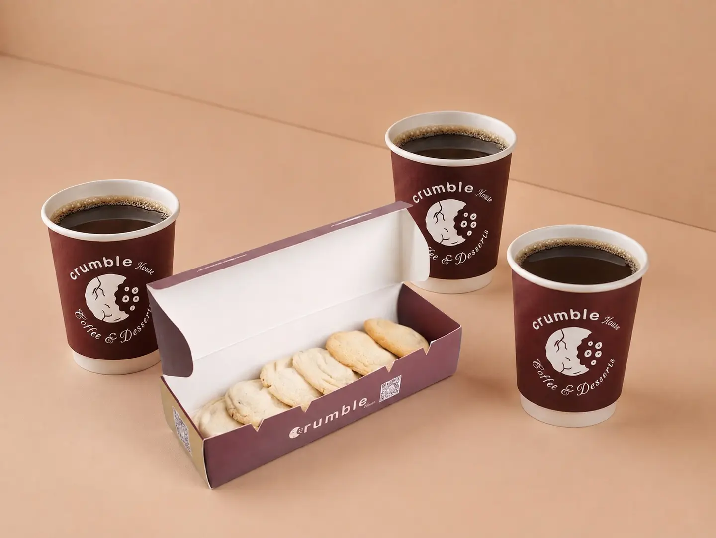 2 Coffees Today And 1 Free Coffee With A Box Of 6 Cookies
