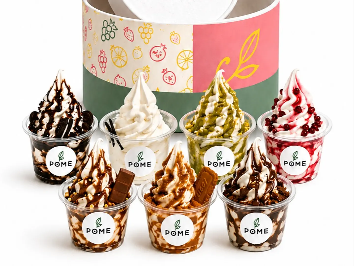 Small Ice Cream Box7 Piece