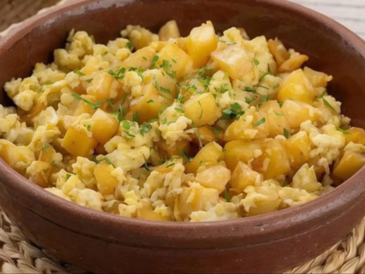 Potato Scramble With Eggs