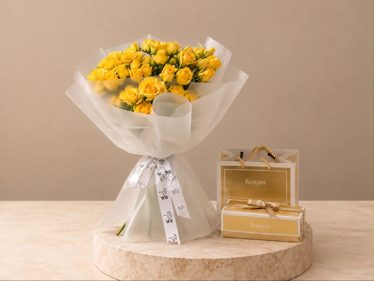 A Bouquet Of Beauty With Bostani Chocolates
