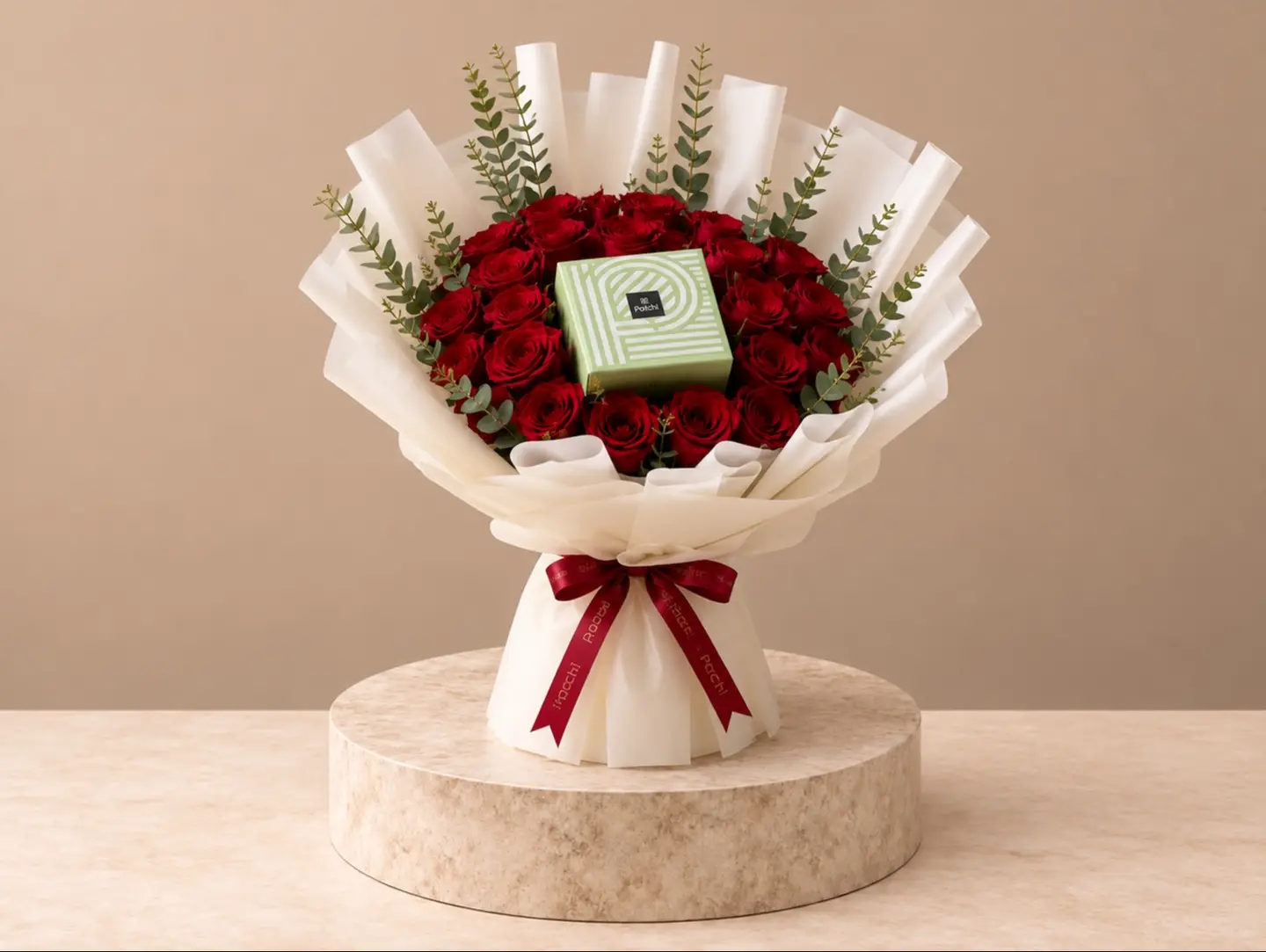 A Luxurious Bouquet With Patchi Chocolates