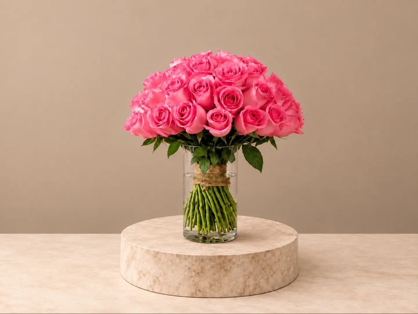 Soft Rose Vase
