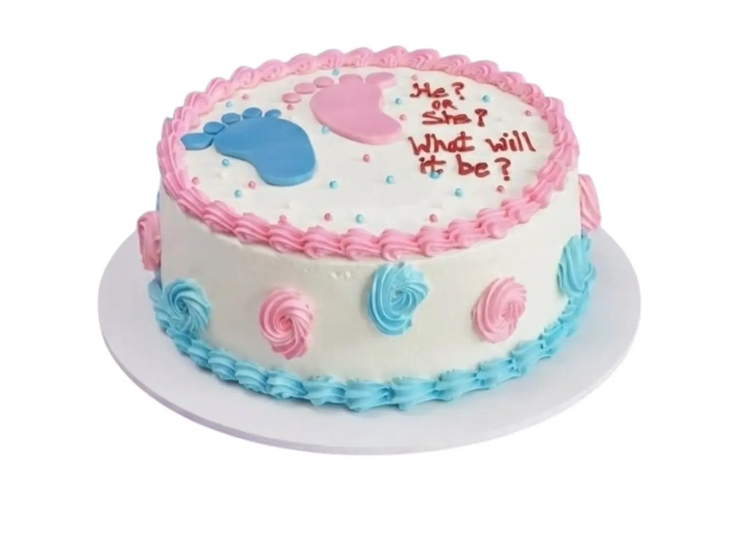 Baby Reveal Cake