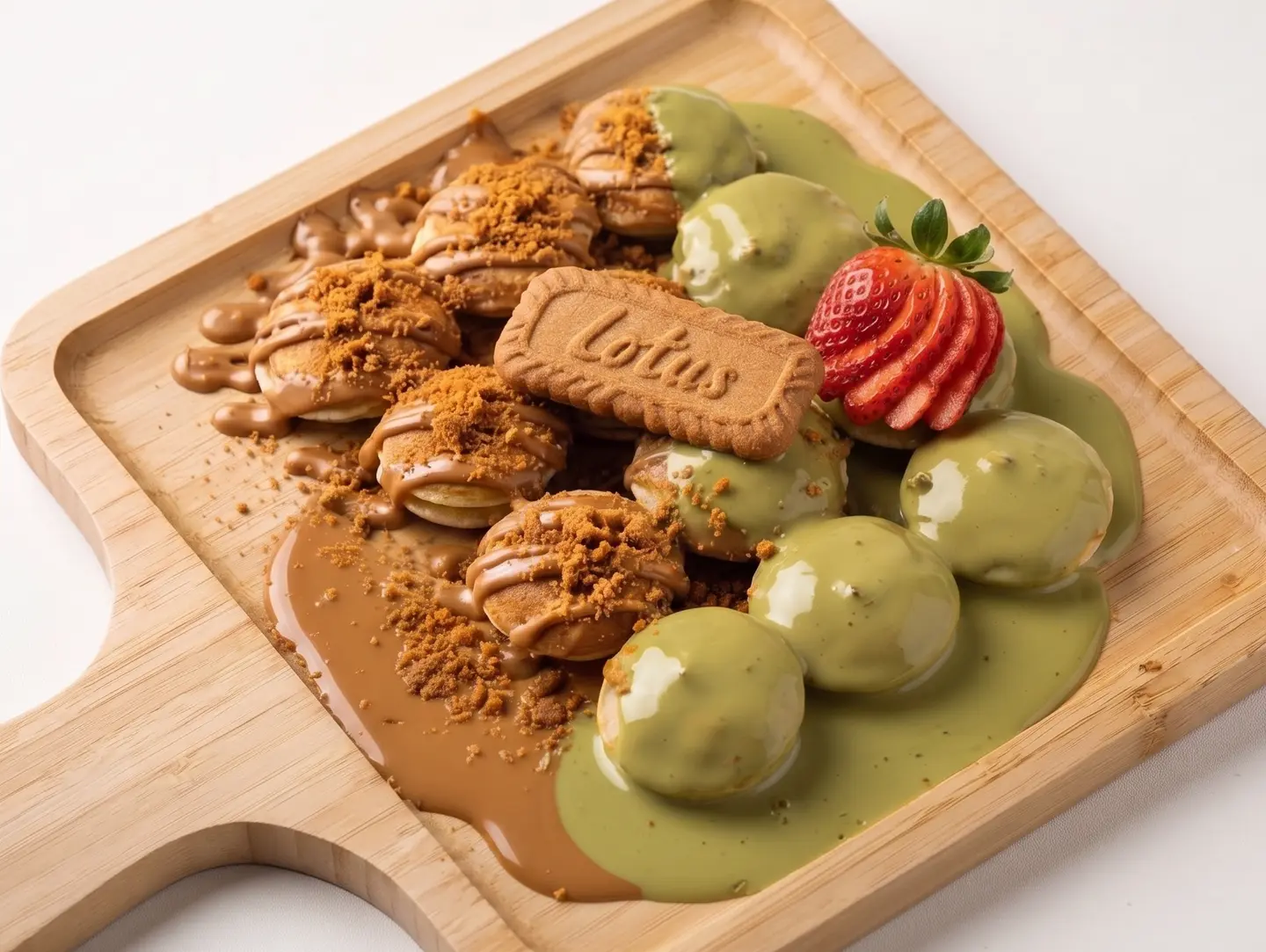Mini Pancake Pistachio Lotus
