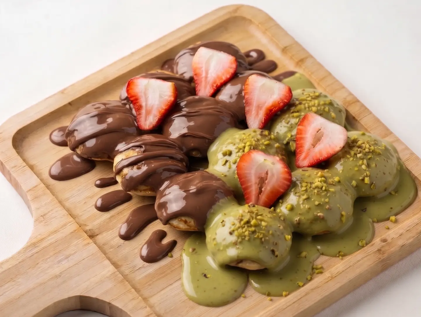 Mini Pancake Nutella Pistachio