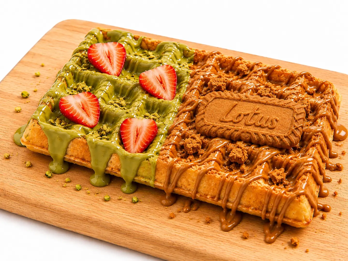Pistachio Lotus Waffle