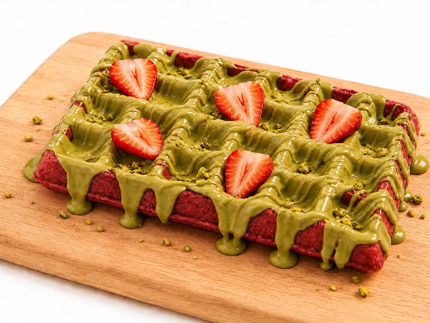 Red Waffle Pistachio
